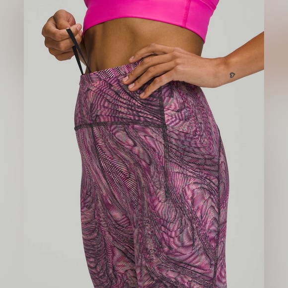 Lululemon Swift Speed High Rise Pant - Multi-Dimensional Sonic Pink,Size 4 - Picture 4 of 12